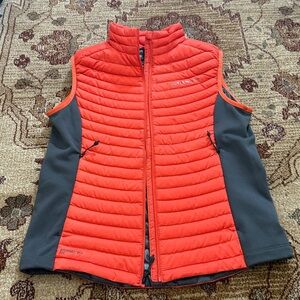 Eddie Bauer Storm down 800 women’s orange vest